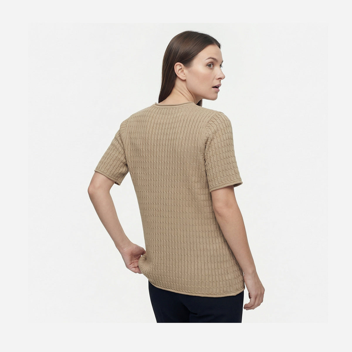 Lind LiInge Knit Pullover 1315 Taupe