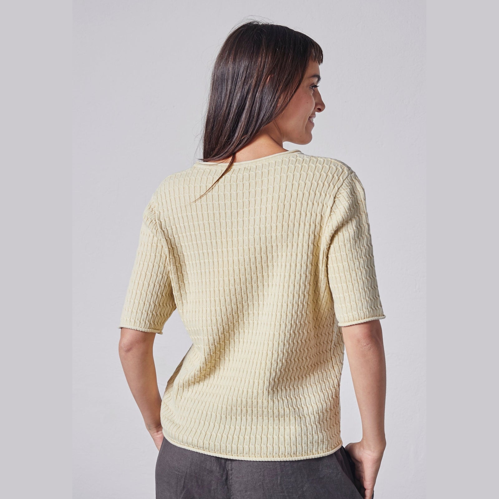 Lind LiInge Knit Pullover 4050 Straw yellow