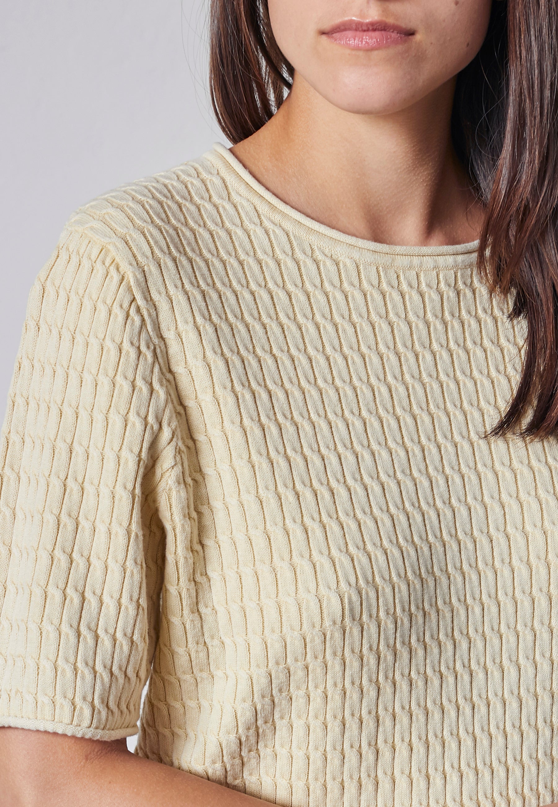 Lind LiInge Knit Pullover 4050 Straw yellow