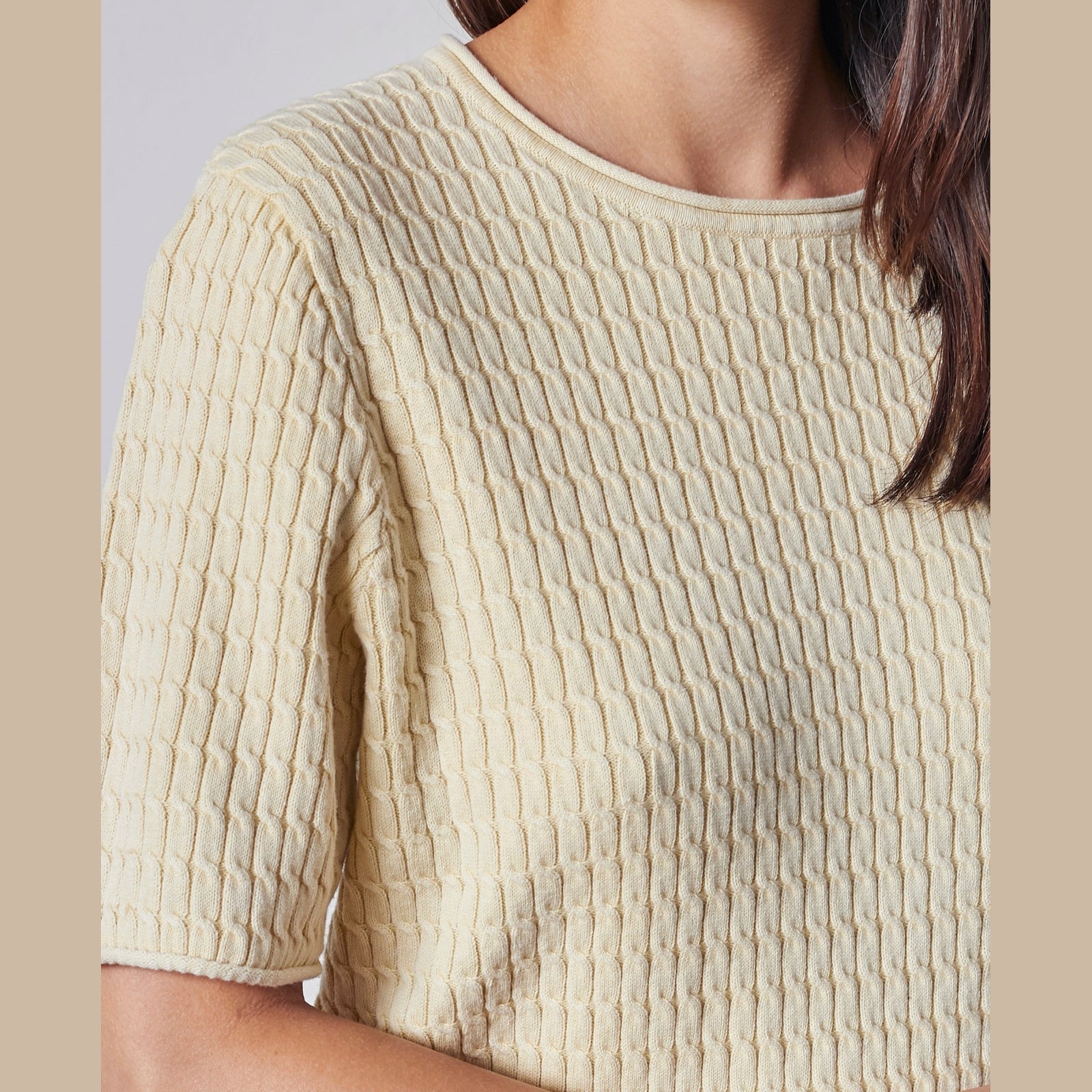 Lind LiInge Knit Pullover 4050 Straw yellow
