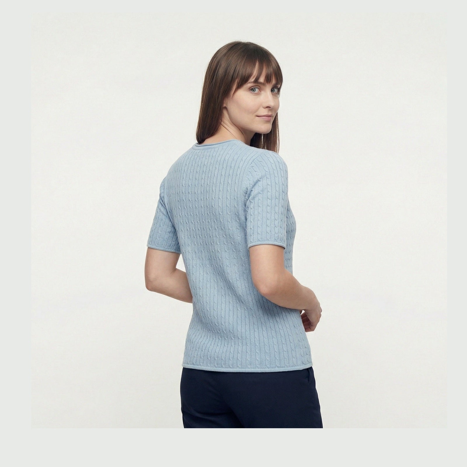 Lind LiInge Knit Pullover 5000 LIGHT BLUE