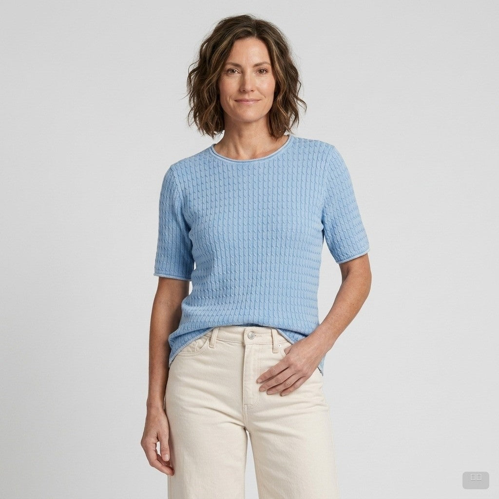 Lind LiInge Knit Pullover 5000 LIGHT BLUE