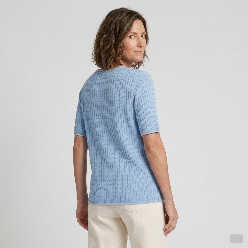 Lind LiInge Knit Pullover 5000 LIGHT BLUE