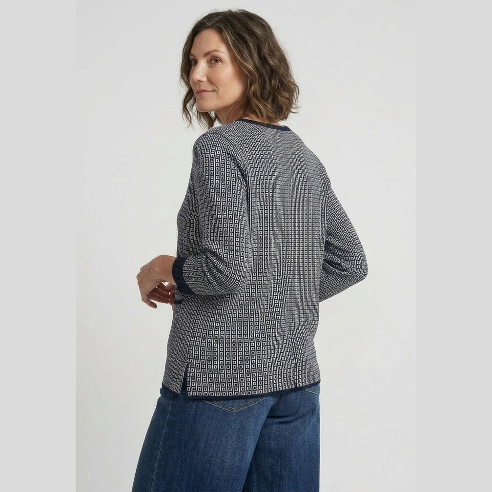 Lind LiJuliet Knit Pullover 5999 NAVY BLUE