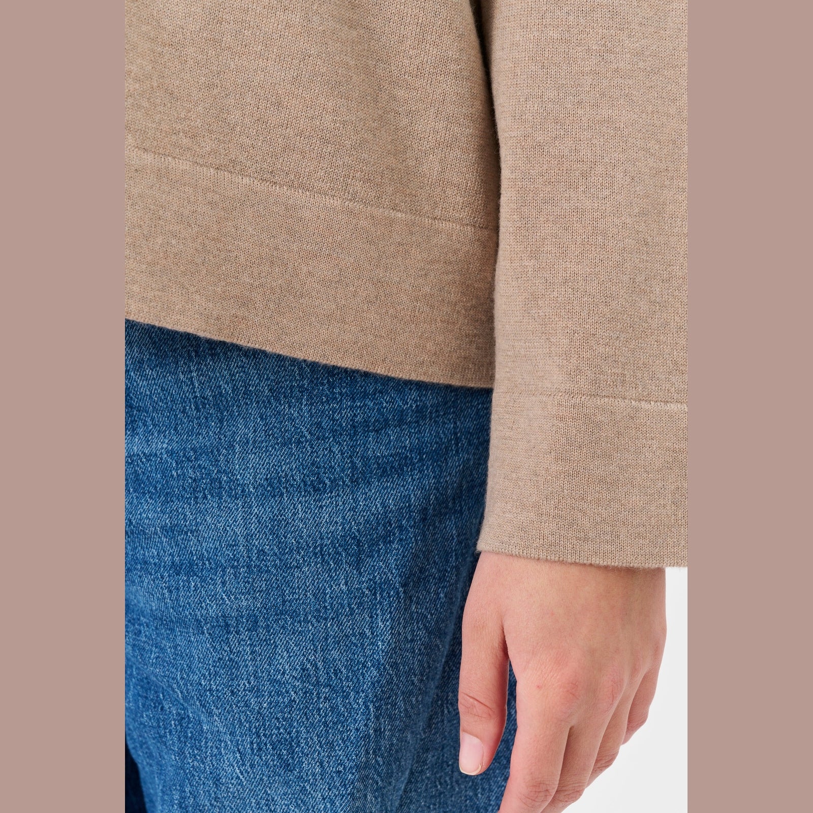 Lind LiKarin Knit Pullover 1660 camel melange