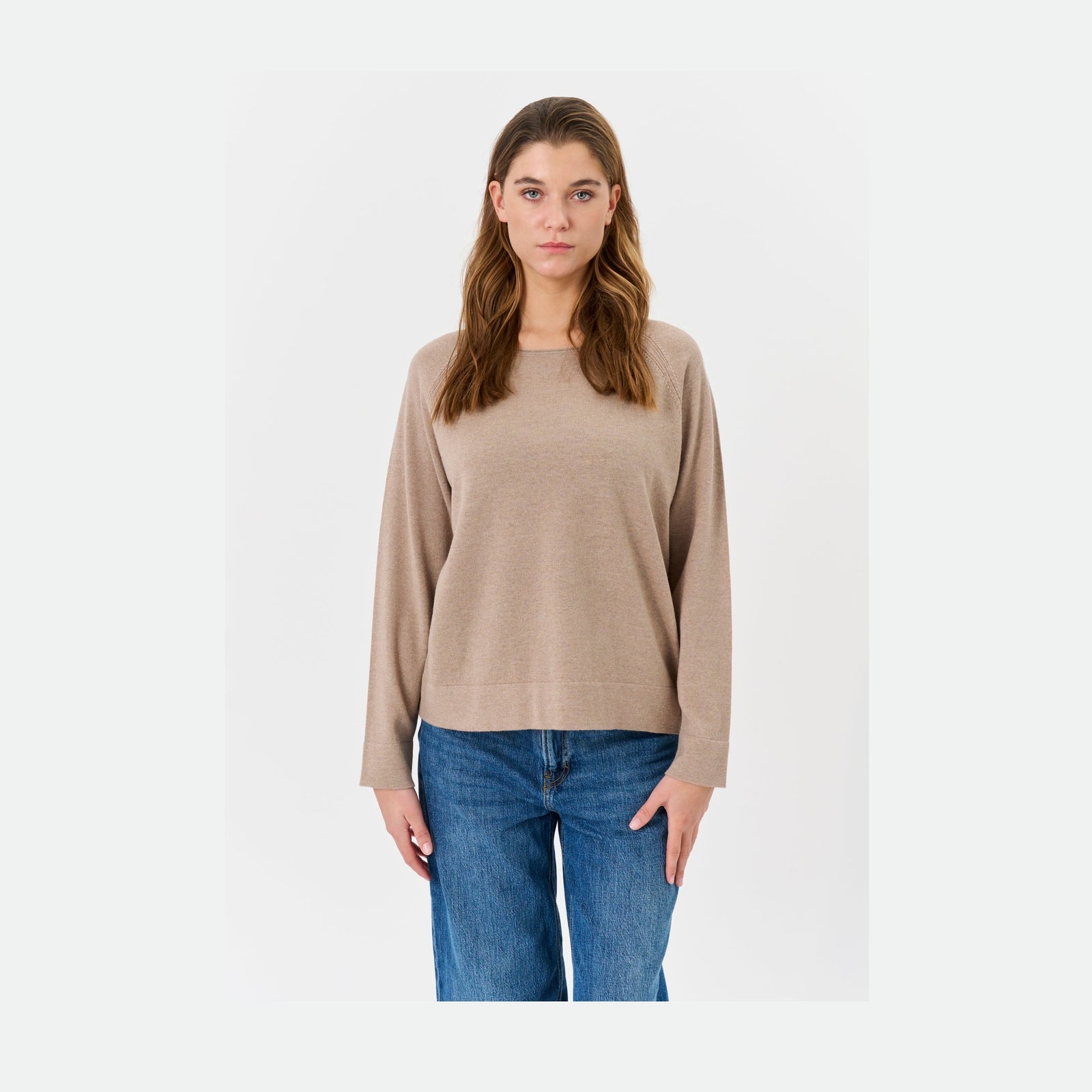 Lind LiKarin Knit Pullover 1660 camel melange
