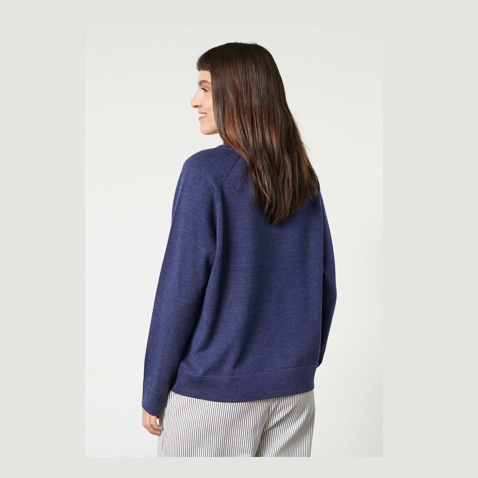 Lind LiKarin Knit Pullover 5650 blue melange