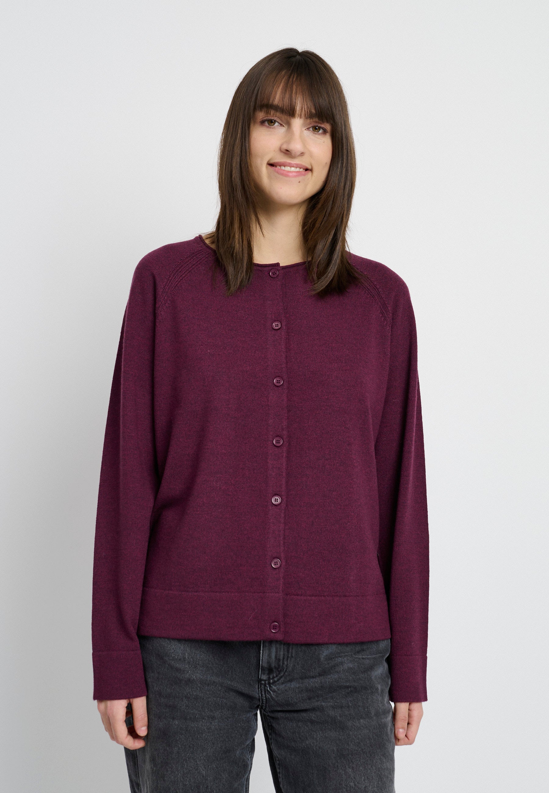 Lind LiKarina Knit Cardigan 2660 granat red melange