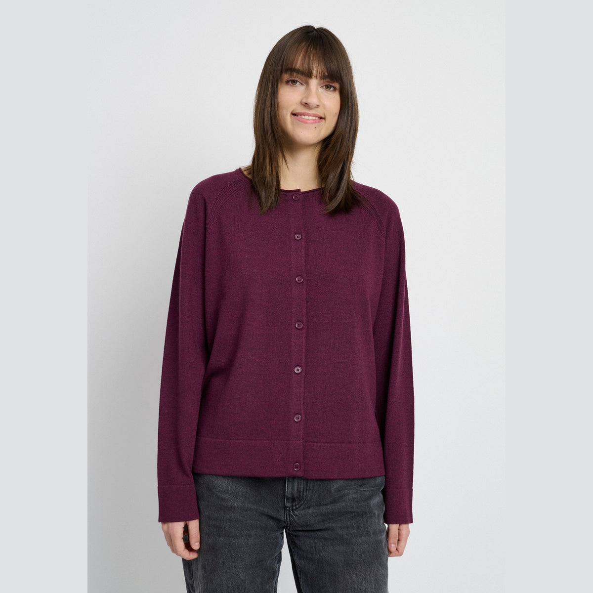 Lind LiKarina Knit Cardigan 2660 granat red melange