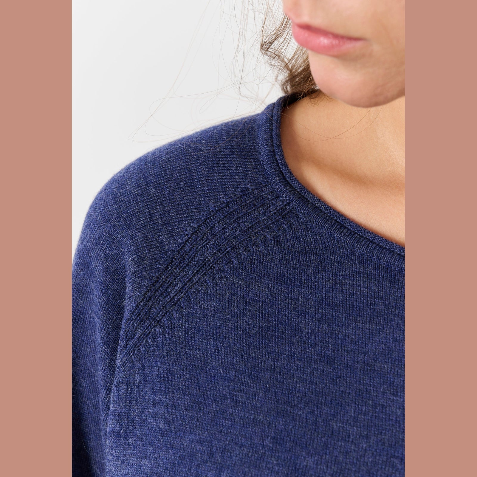 Lind LiKarina Knit Cardigan 5650 blue melange