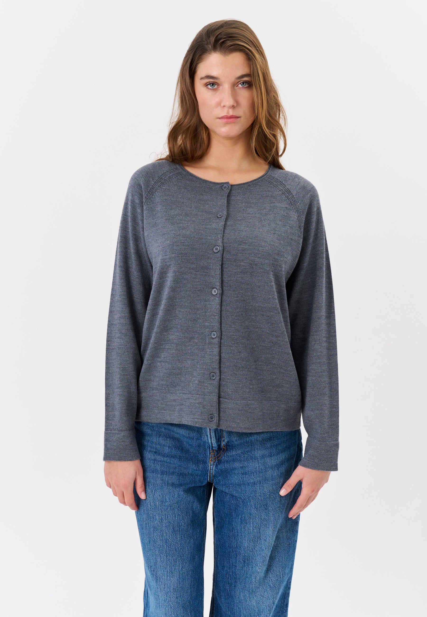 Lind LiKarina Knit Cardigan 9650 grey melange