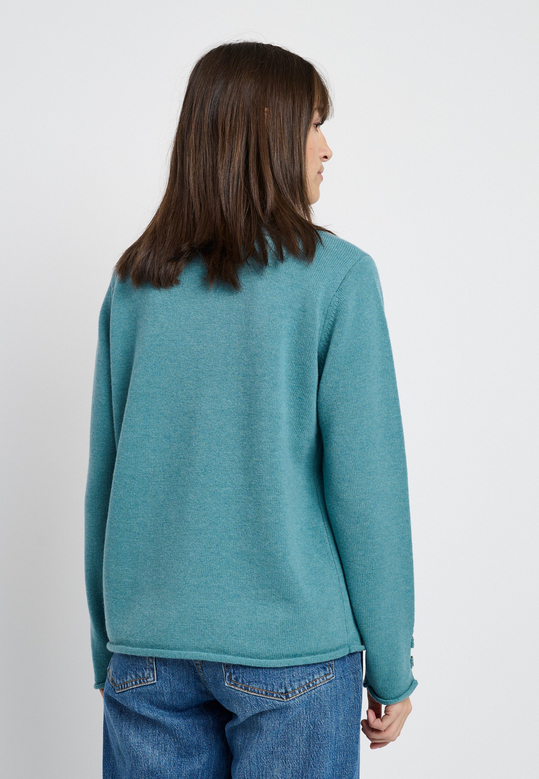 Lind LiKathlyn Knit Pullover 3111 dusty aqua