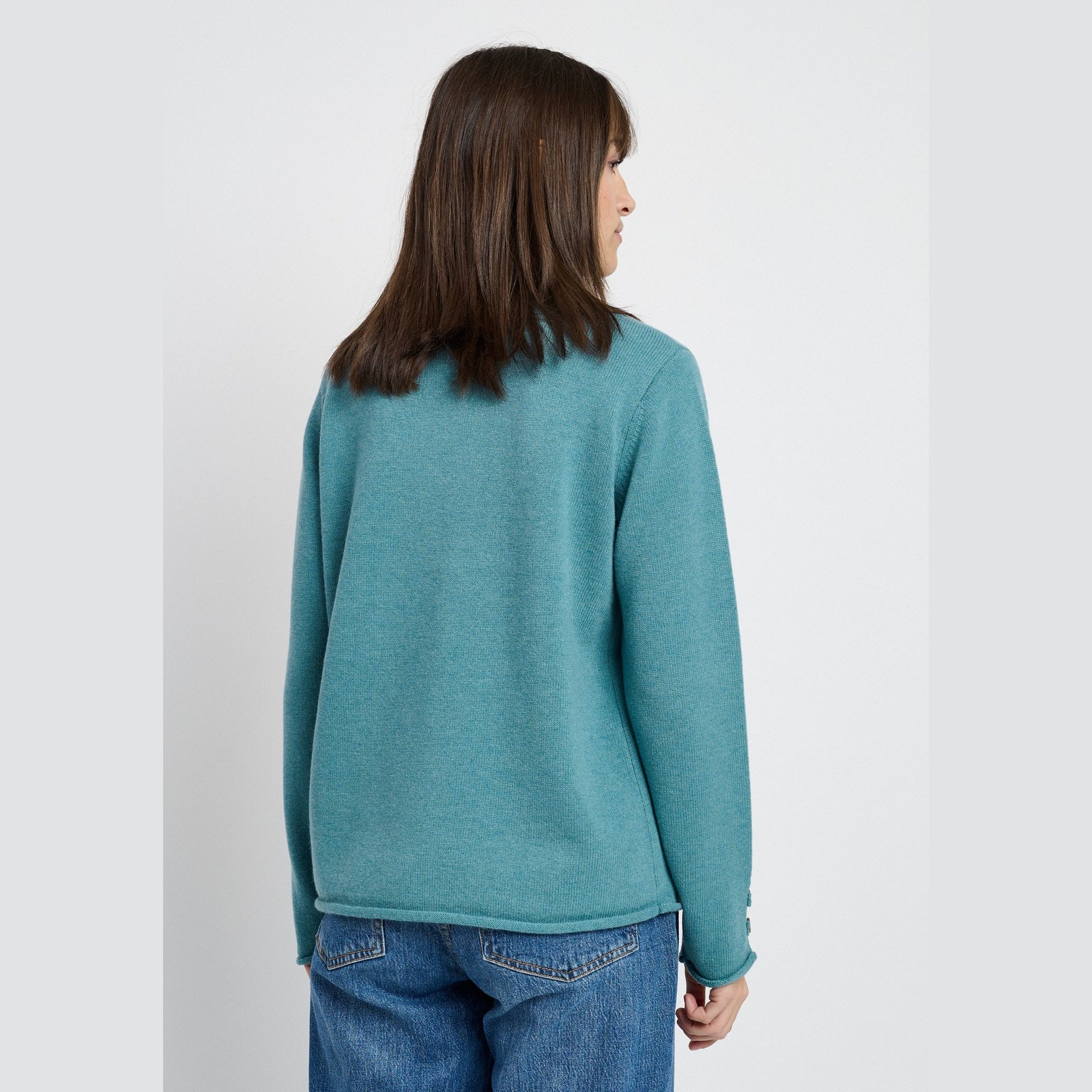 Lind LiKathlyn Knit Pullover 3111 dusty aqua
