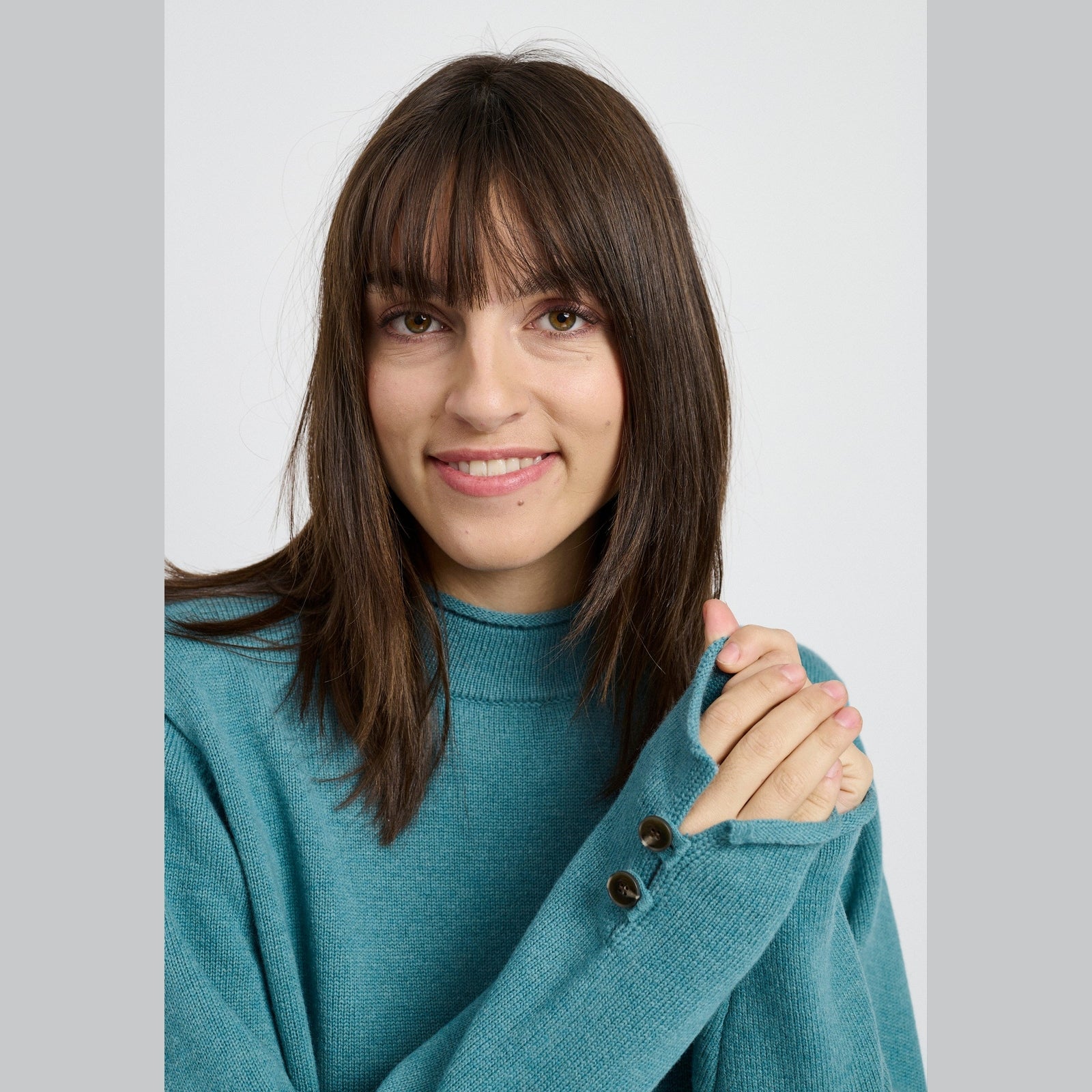 Lind LiKathlyn Knit Pullover 3111 dusty aqua