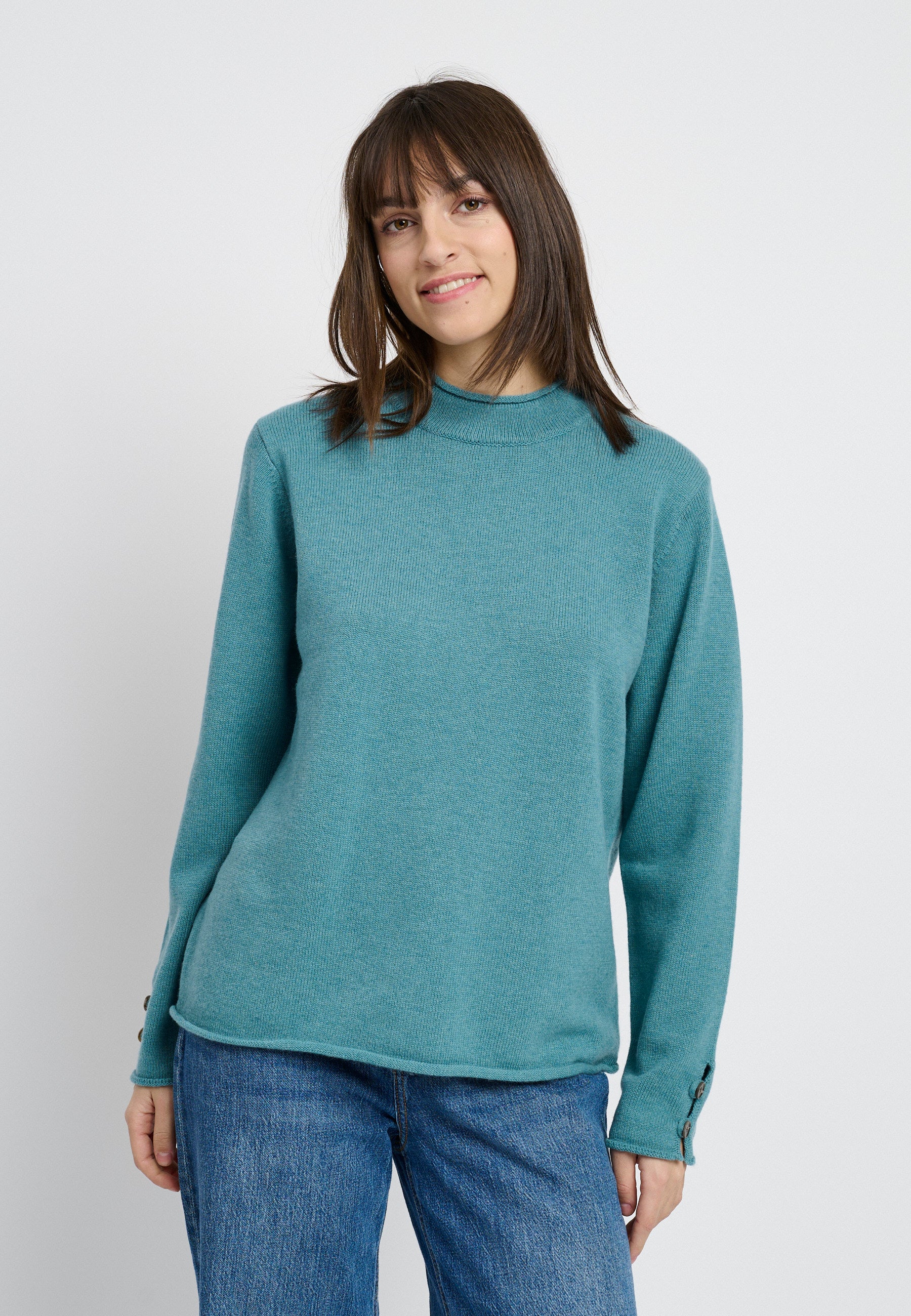 Lind LiKathlyn Knit Pullover 3111 dusty aqua