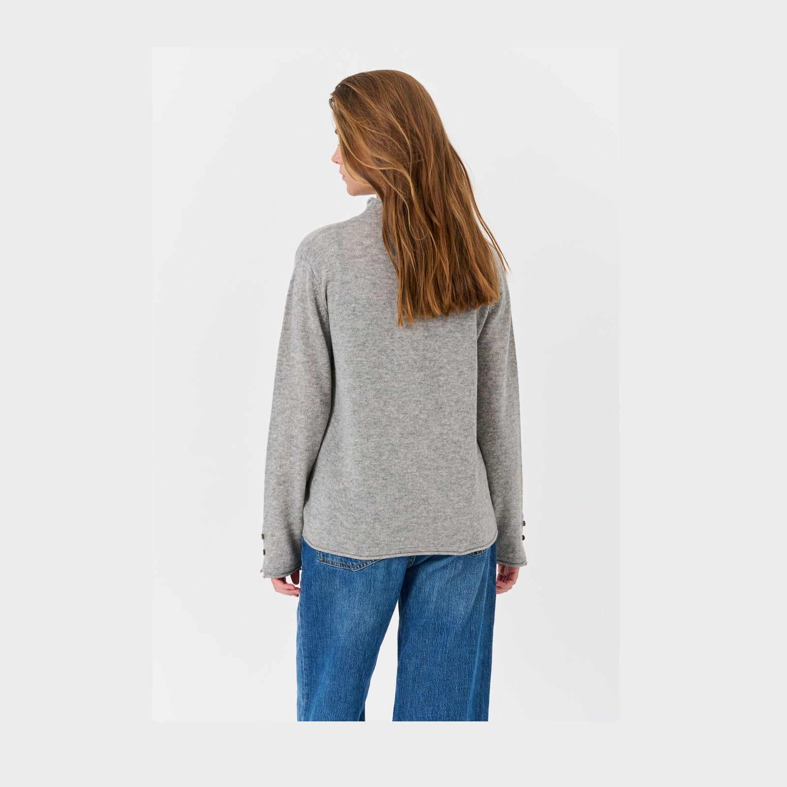 Lind LiKathlyn Knit Pullover 9650 grey melange