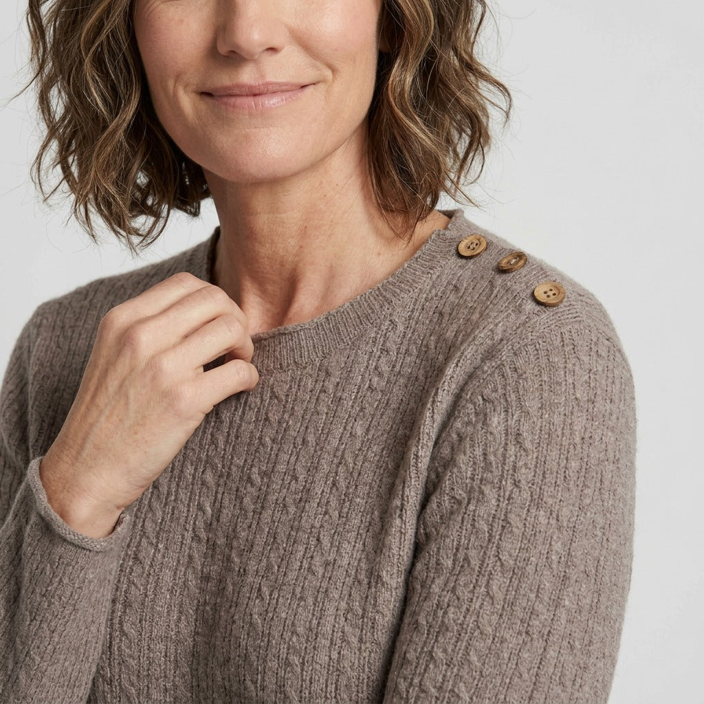 Lind LiLeah Knit Pullover 1300 Taupe