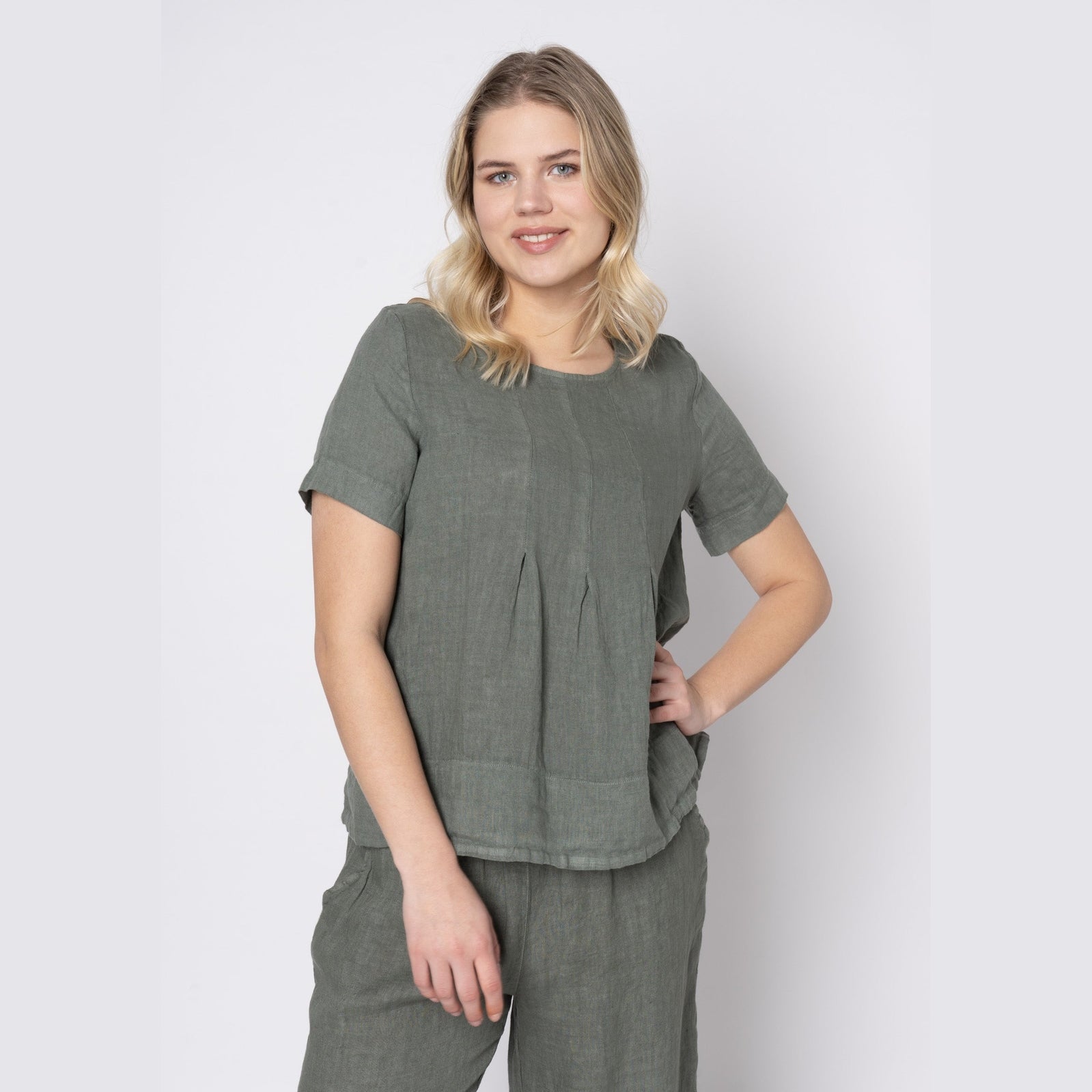 Lind LiLima Bluser 3900 Army Green