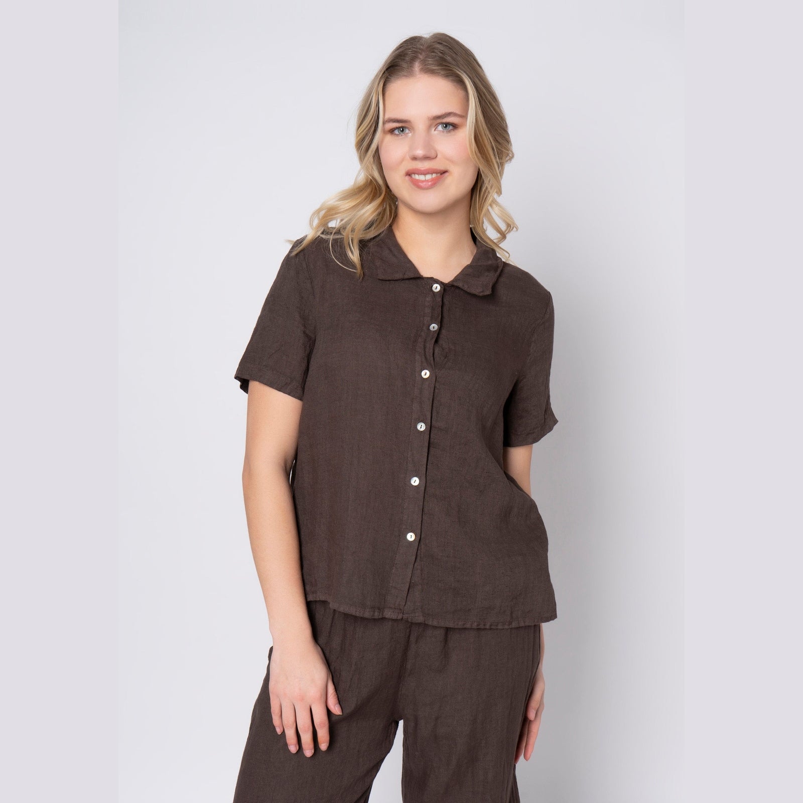 Lind LiLimone Skjortebluser 1500 BROWN