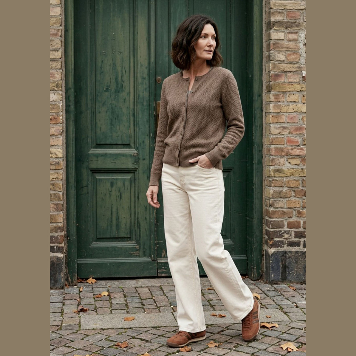 Lind LiLivia Knit Cardigan 1300 Taupe