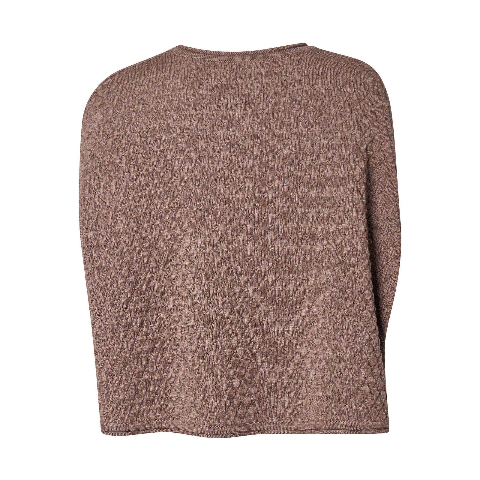 Lind LiMargit Poncho 1655 brown melange