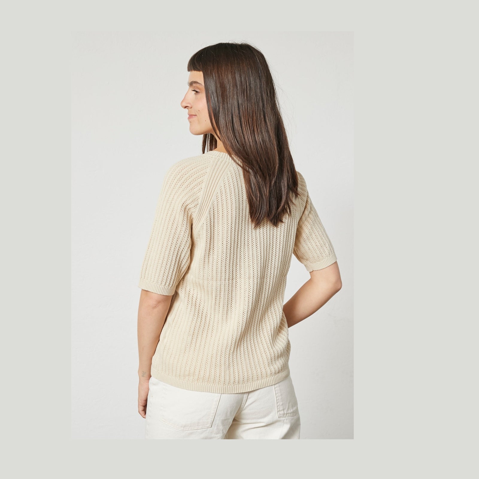 Lind LiMatti Knit Pullover 1000 OFF WHITE