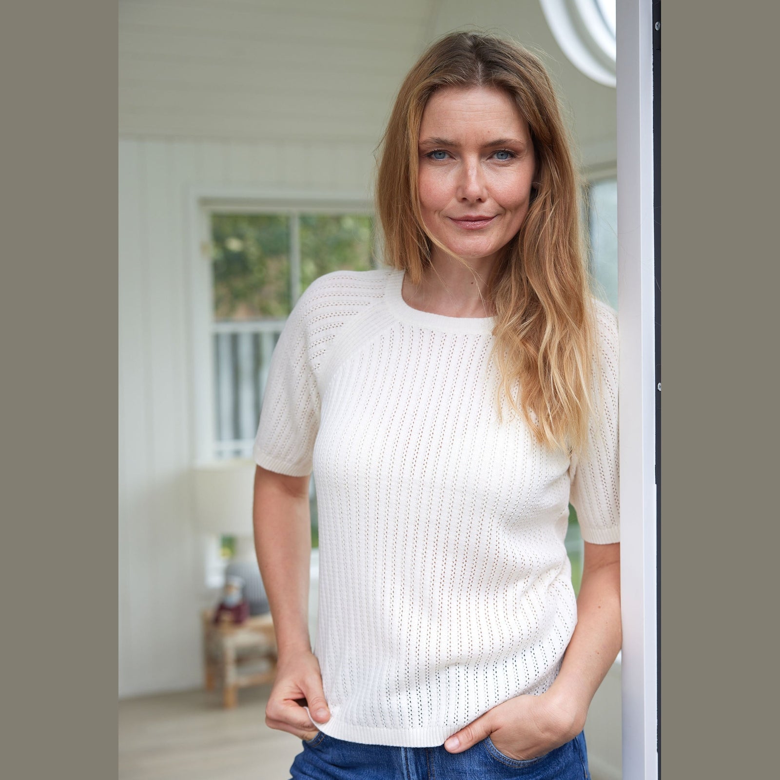 Lind LiMatti Knit Pullover 1000 OFF WHITE