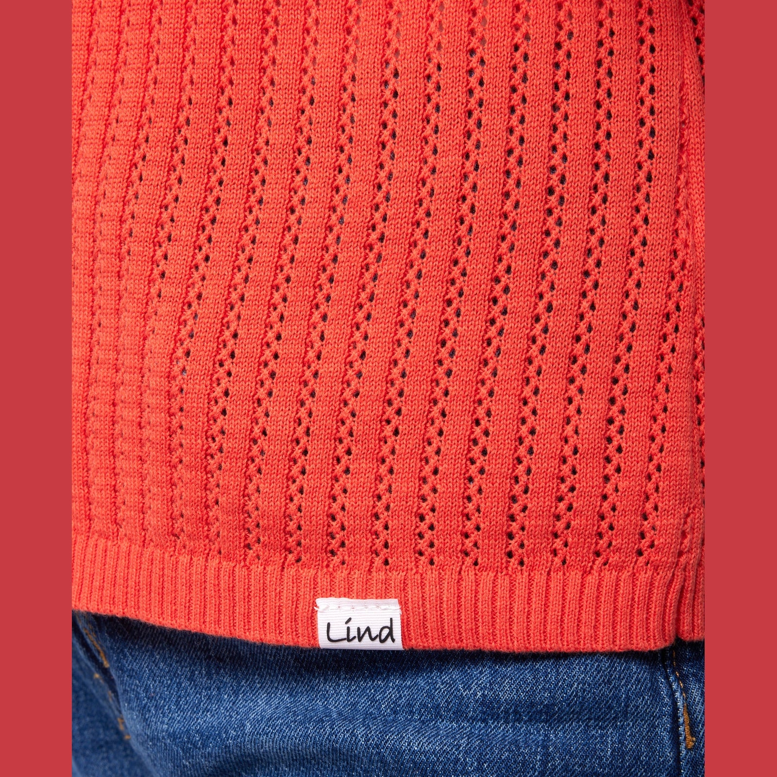 Lind LiMatti Knit Pullover 8500 ORANGE