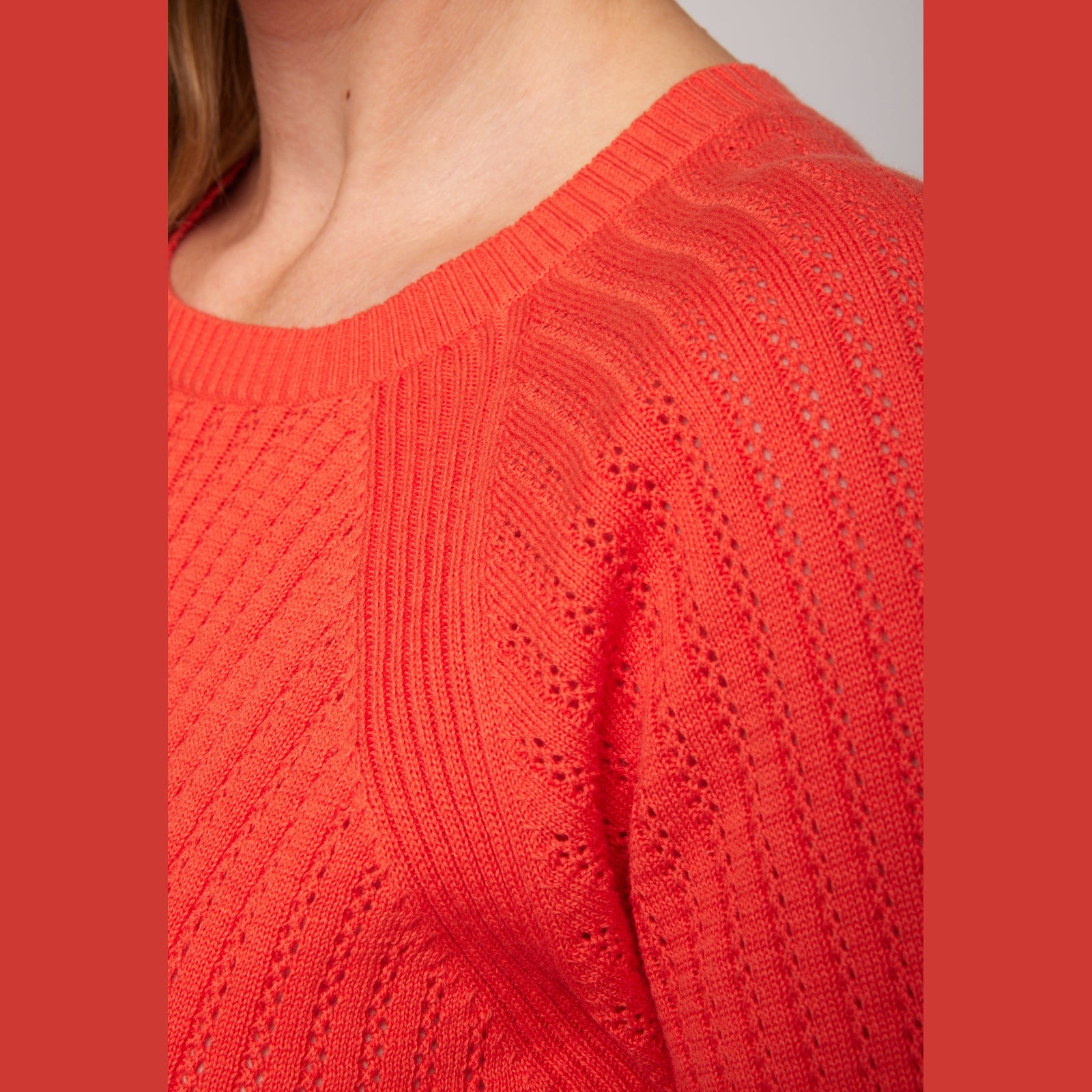 Lind LiMatti Knit Pullover 8500 ORANGE