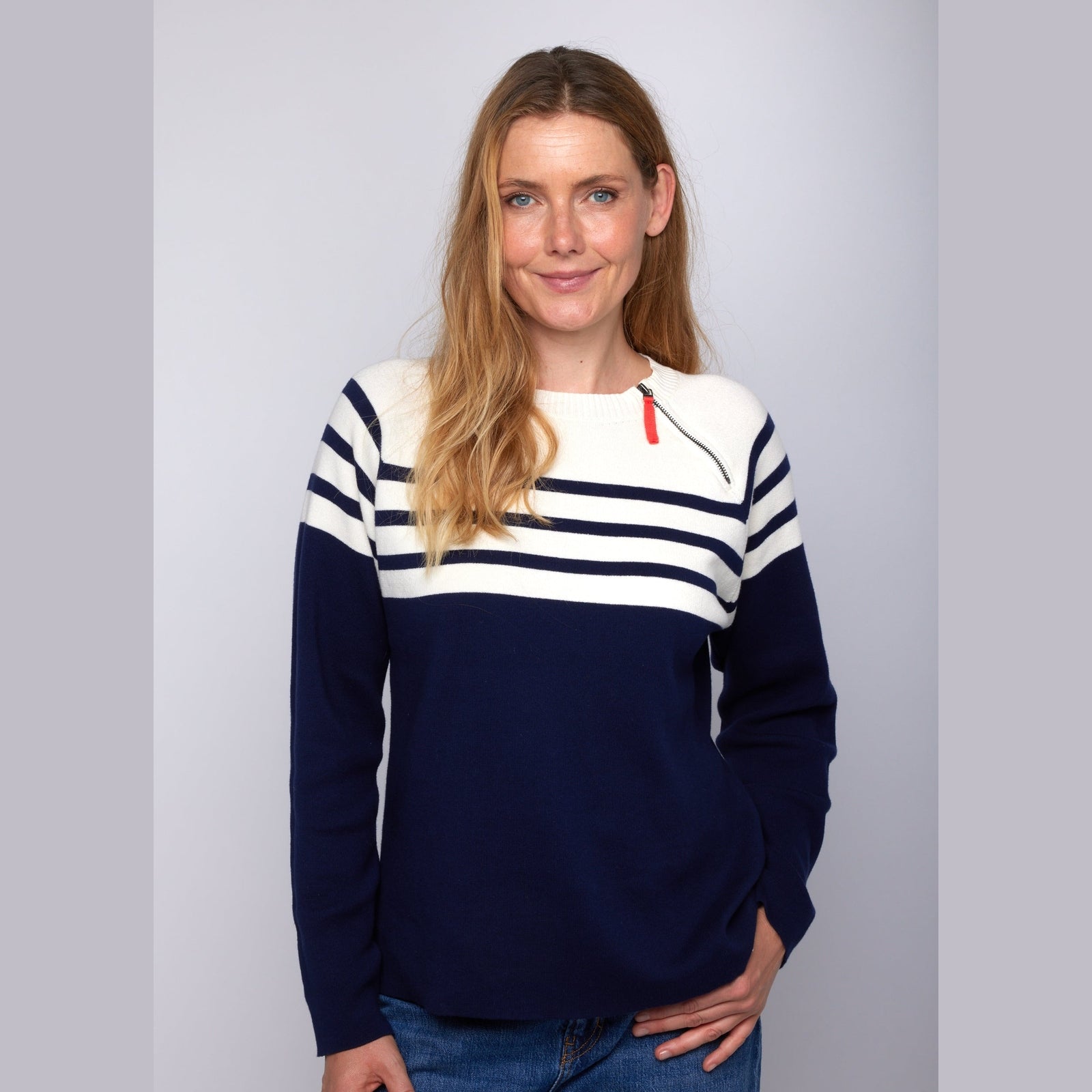 Lind LiMaybel Knit Pullover 5999 NAVY BLUE
