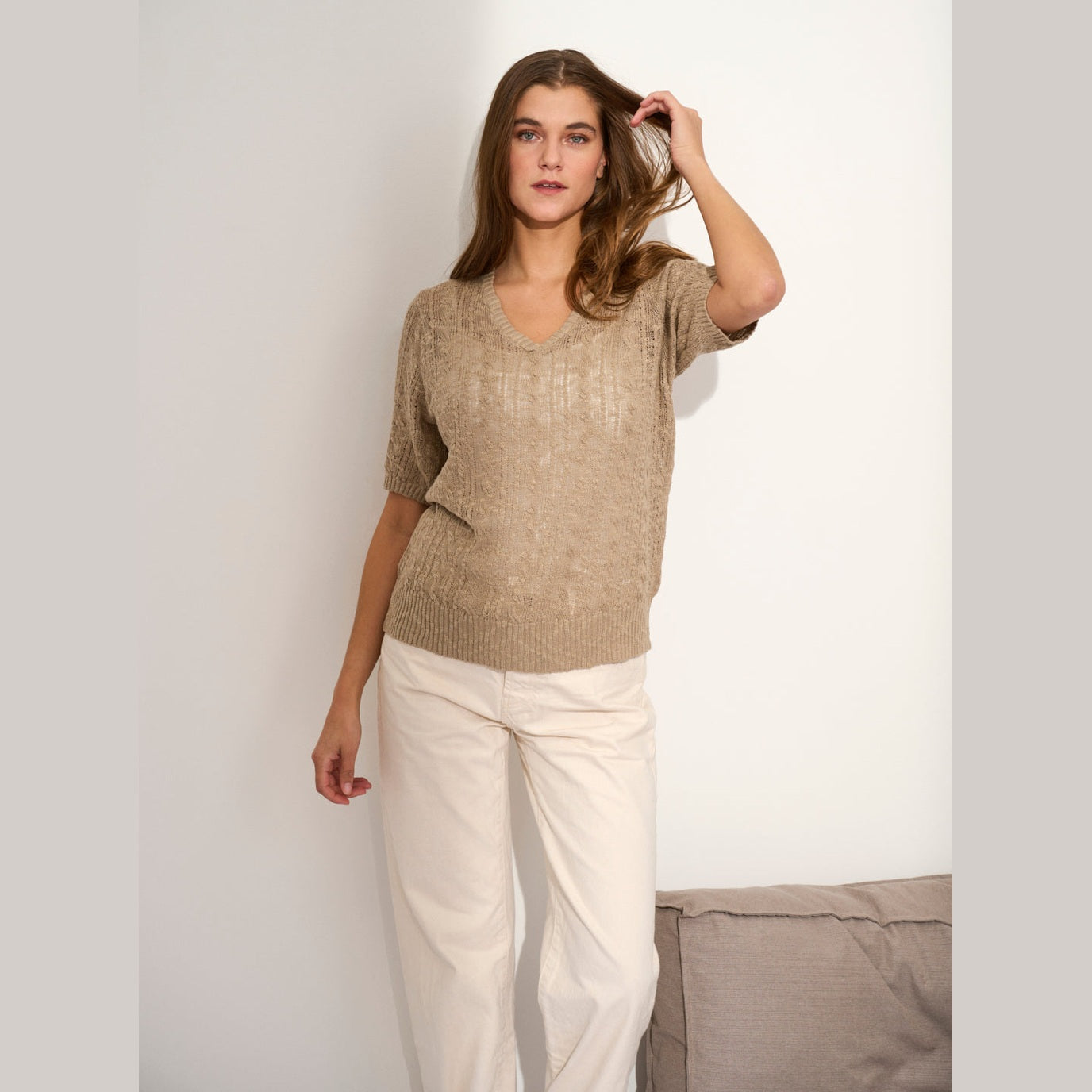 Lind LiMiabel Knit Pullover 1000 OFF WHITE