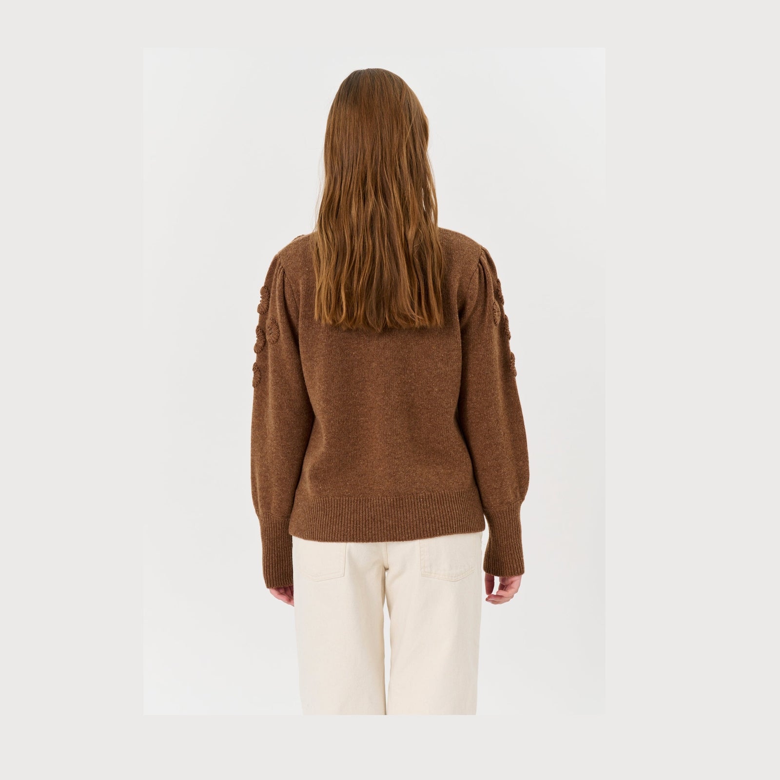 Lind LiMitte Knit Pullover 1655 brown melange