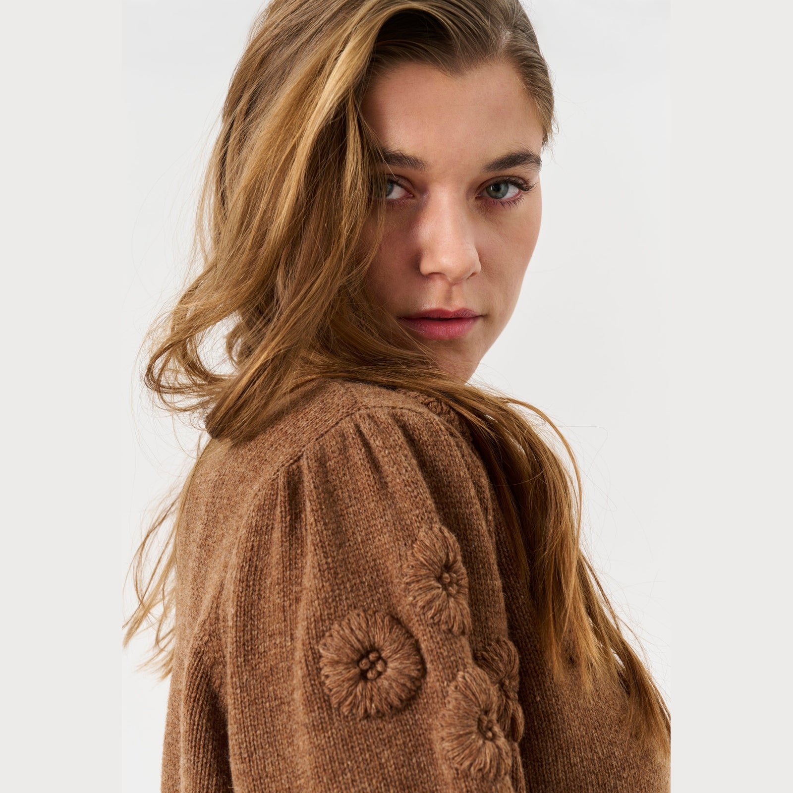 Lind LiMitte Knit Pullover 1655 brown melange
