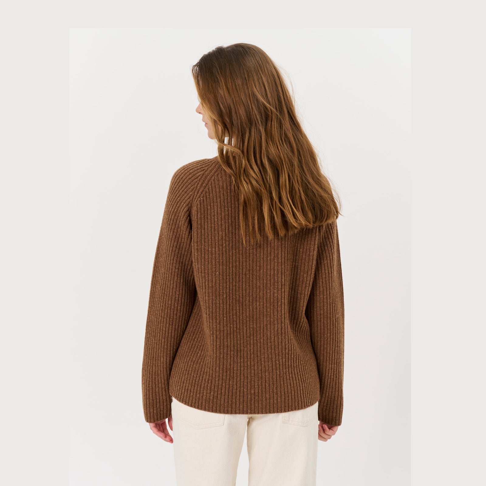 Lind LiMonica Knit Pullover 1655 brown melange