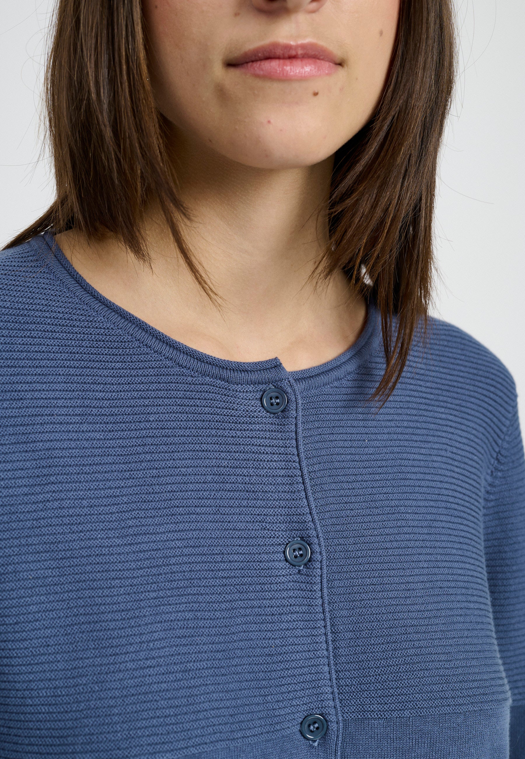 Lind LiPearl Knit Cardigan 5050 Dusty blue