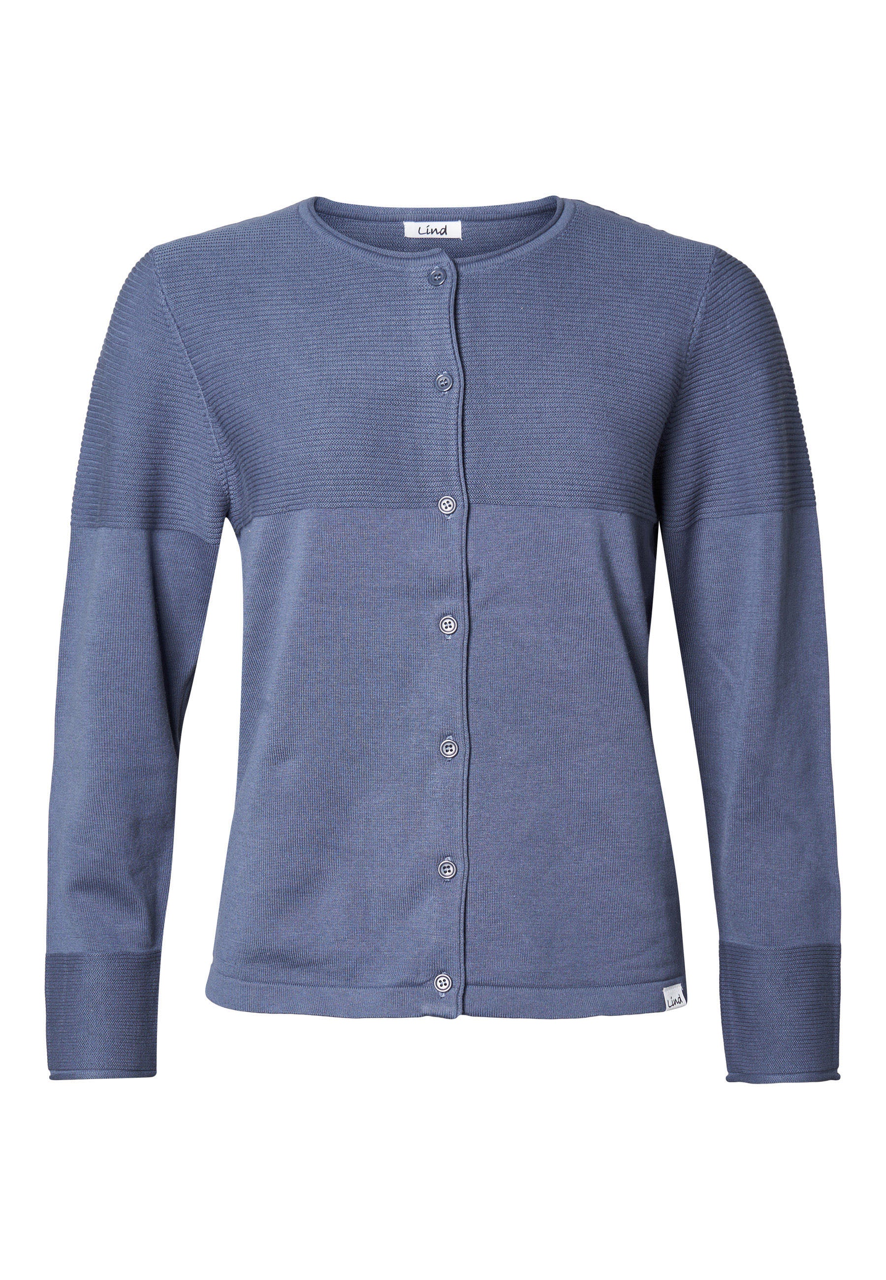 Lind LiPearl Knit Cardigan 5050 Dusty blue