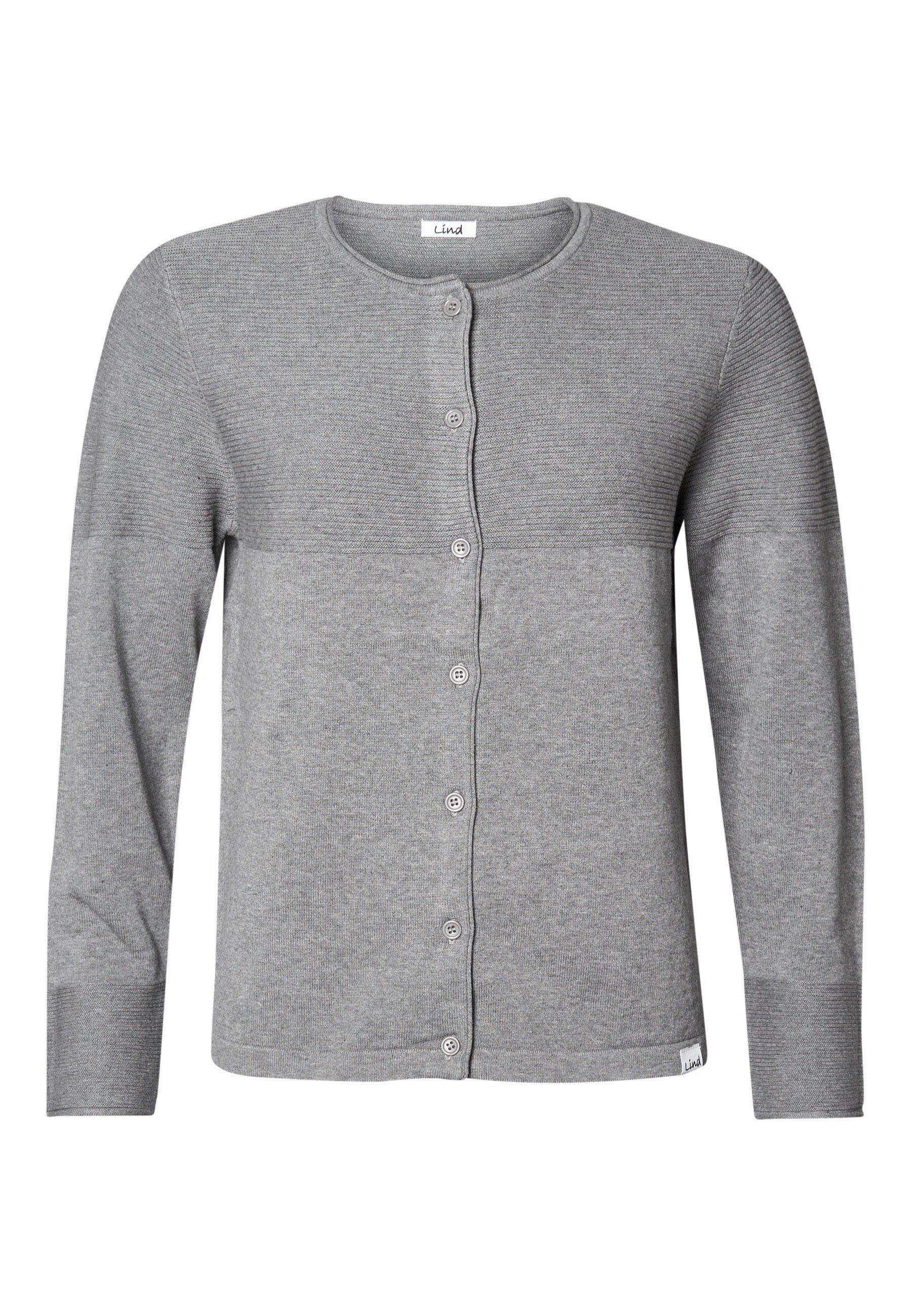 Lind LiPearl Knit Cardigan 9600 Grey melange
