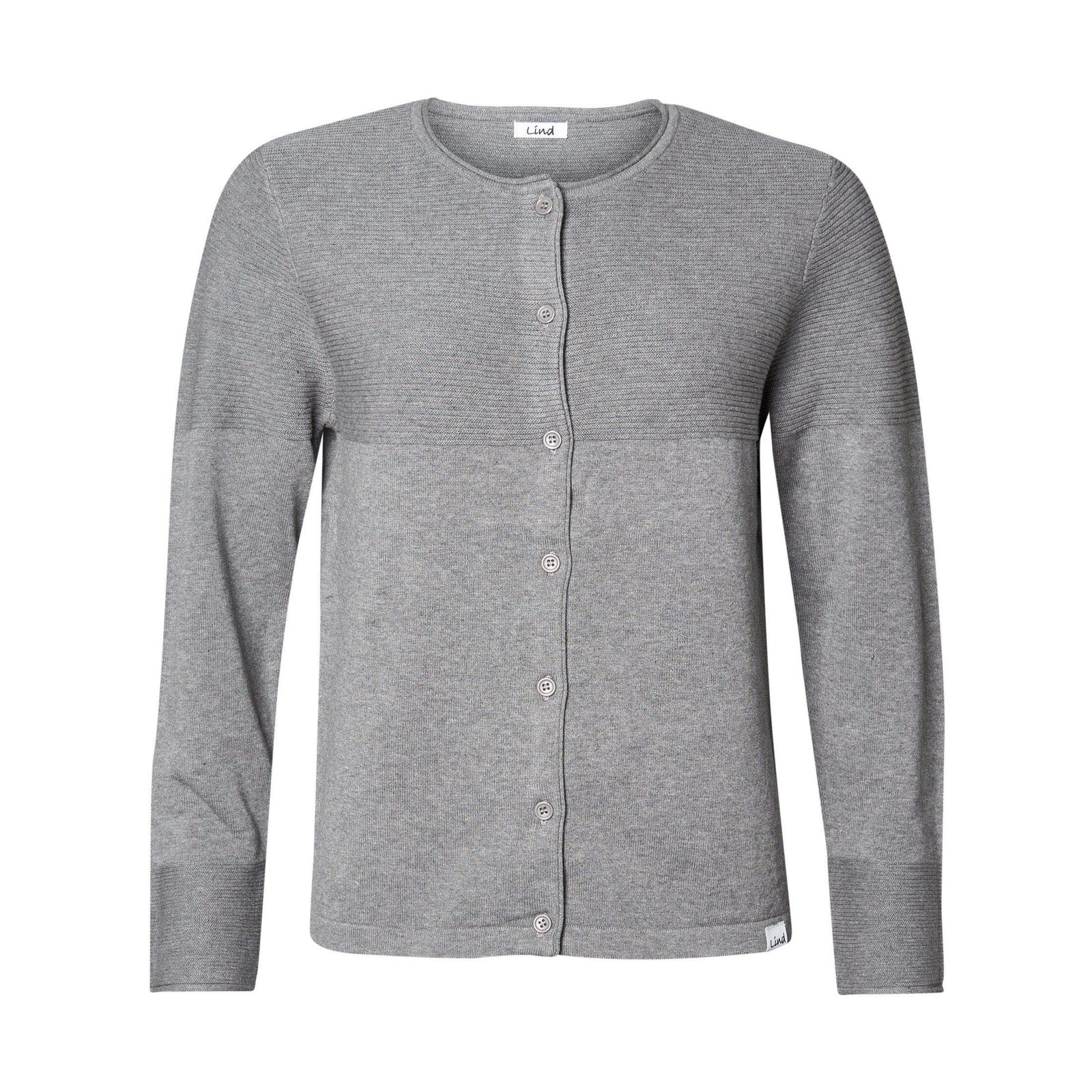 Lind LiPearl Knit Cardigan 9600 Grey melange