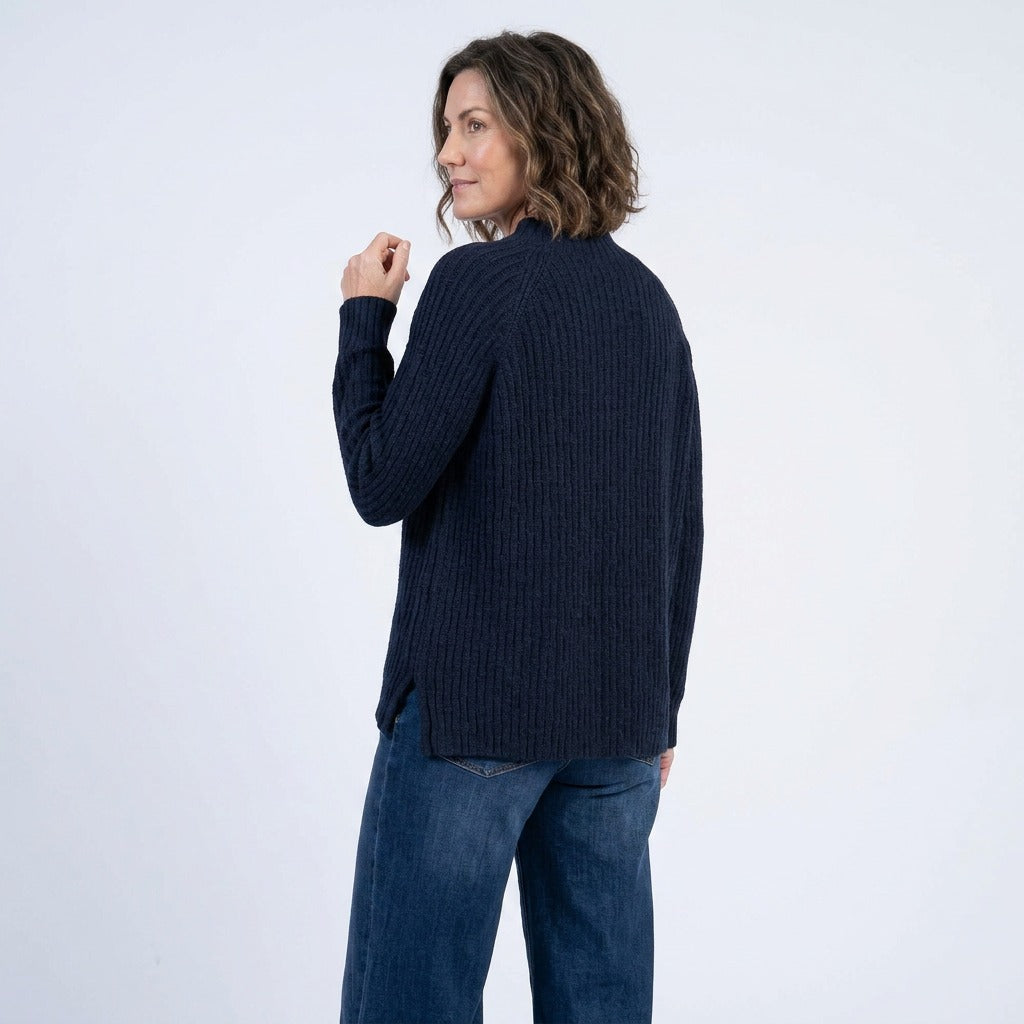 Lind LiRita Knit Pullover 5999 NAVY BLUE