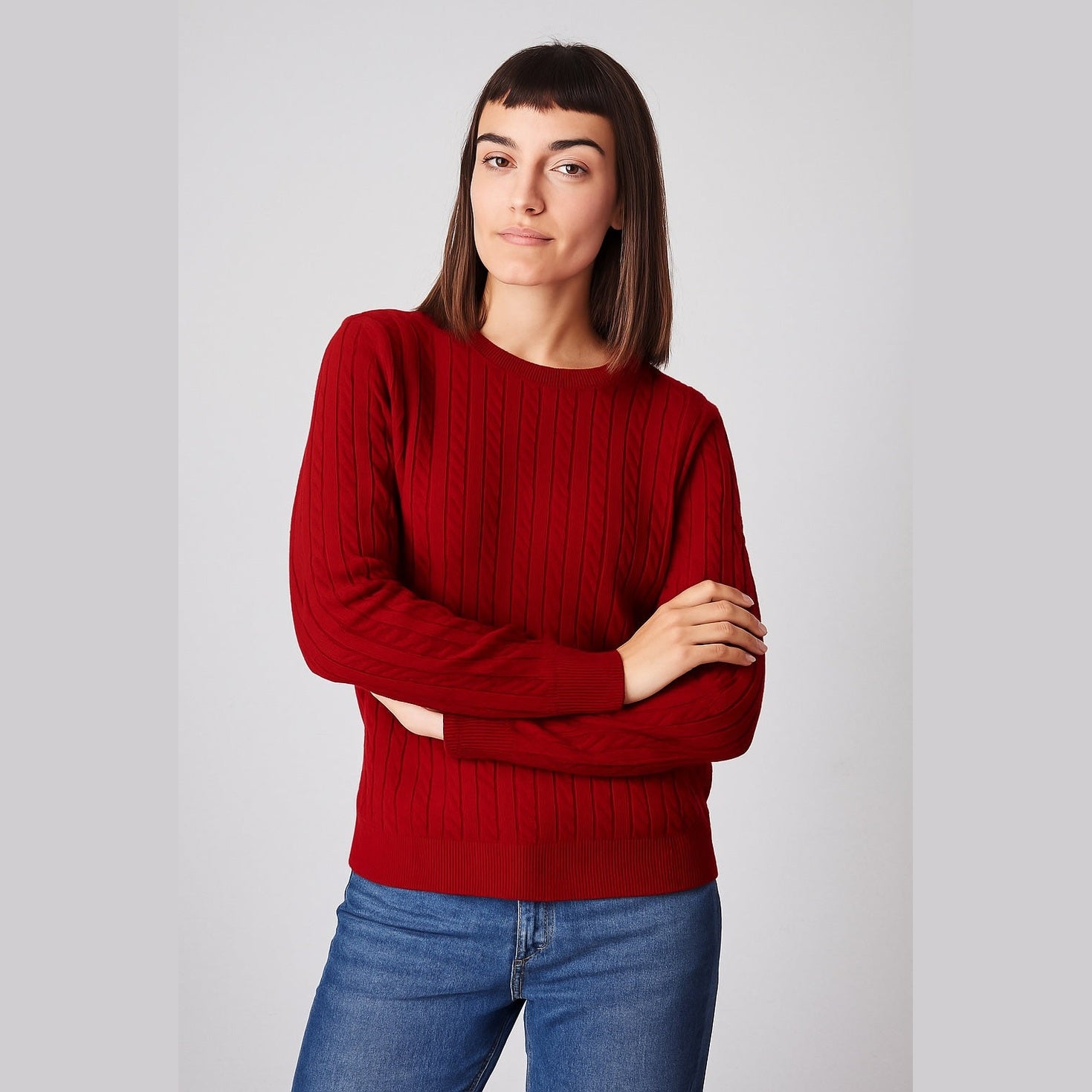 Lind LiSibyl Knit Pullover 2000 LIGHT RED