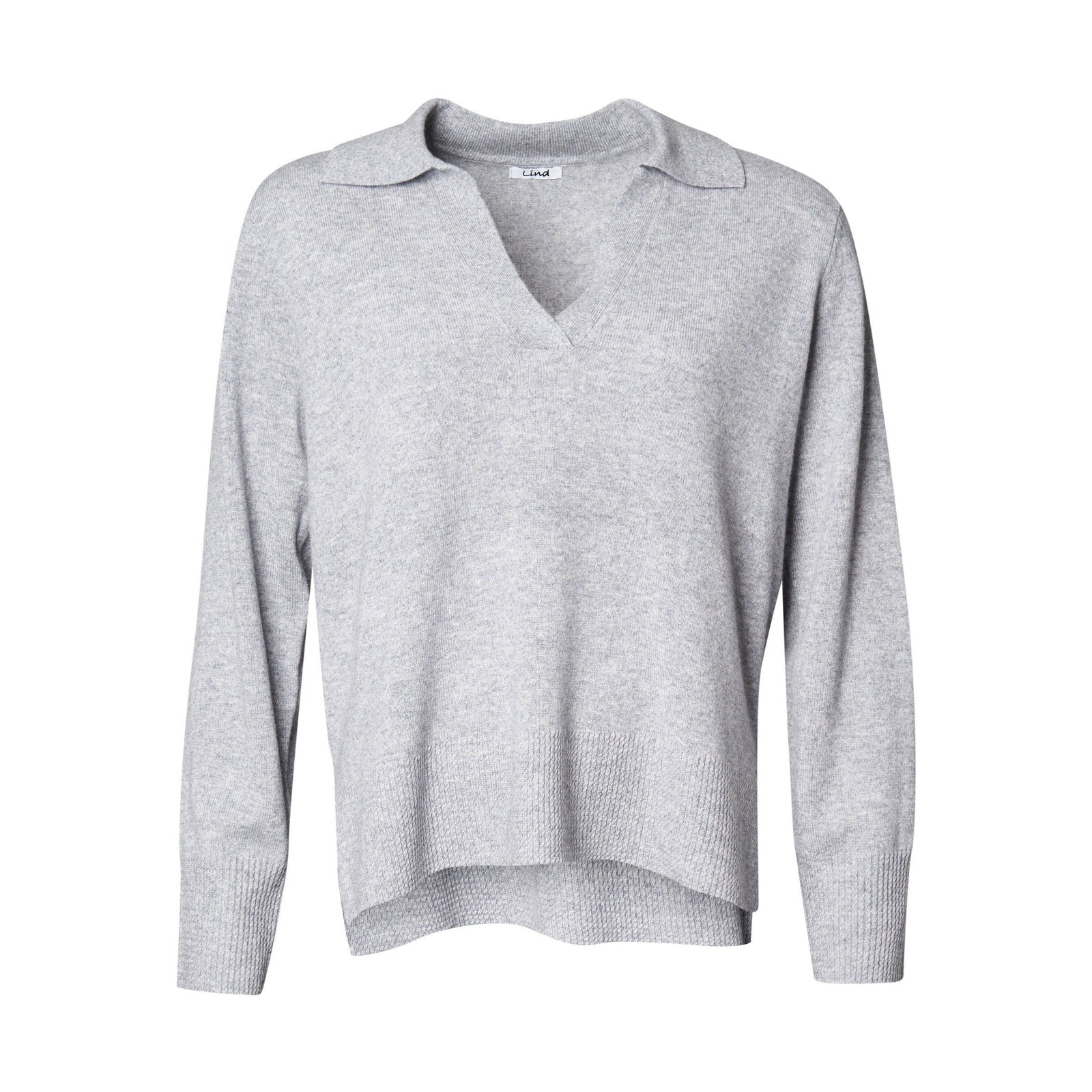 Lind LiSif Knit Pullover 9450 LIGHT GREY MELANGE
