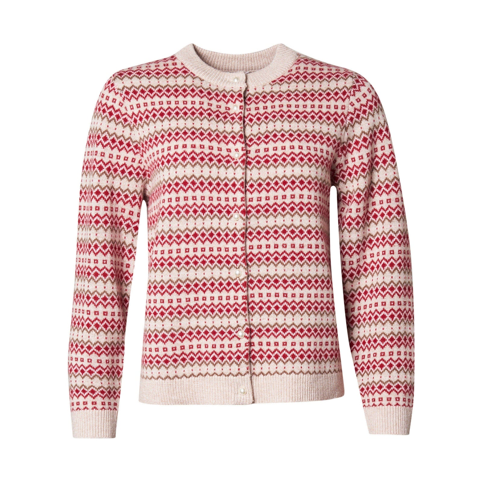 Lind LiSille Knit Cardigan 2510 Norwegian red