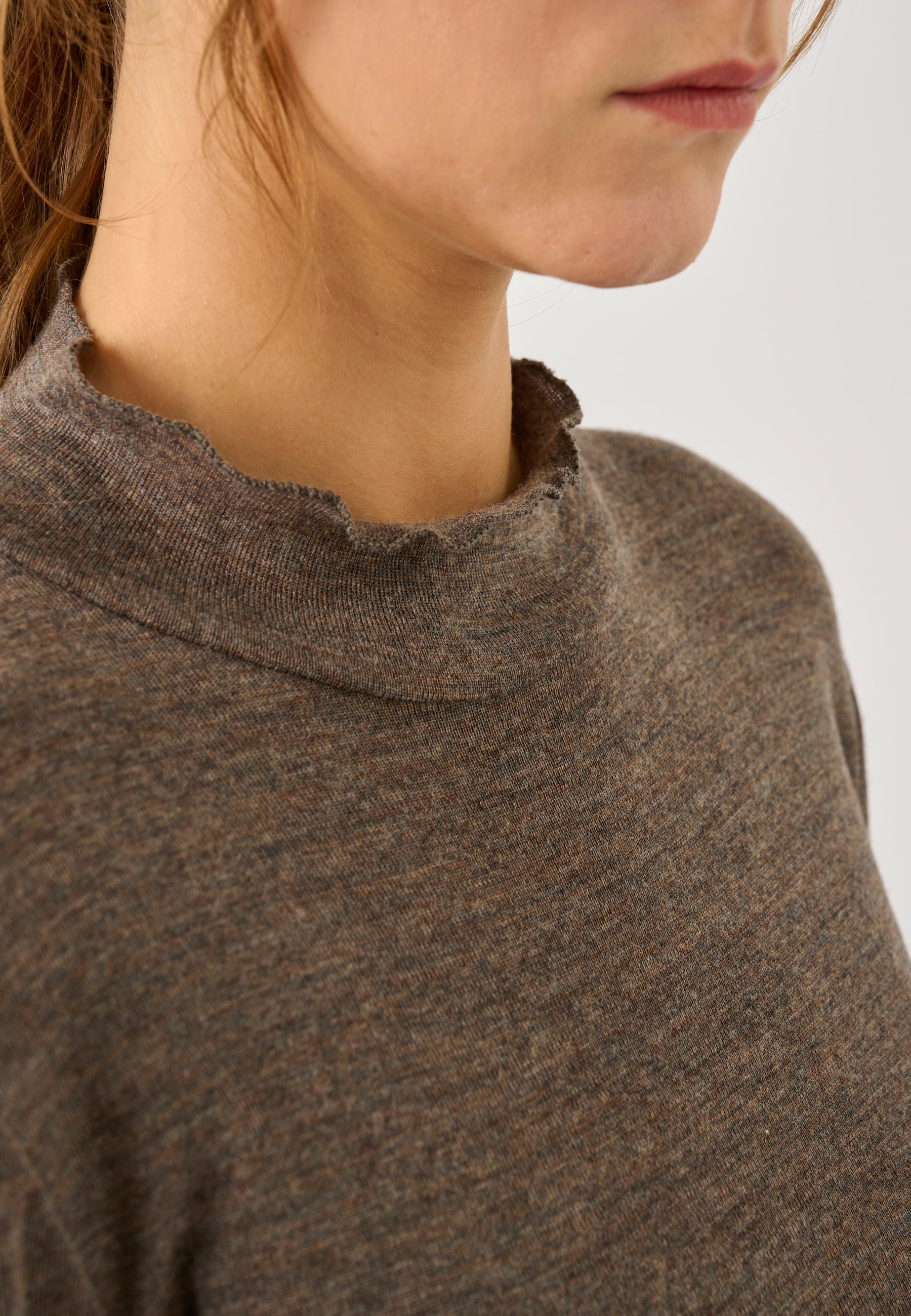 Lind LiSole T-Shirt 1655 brown melange