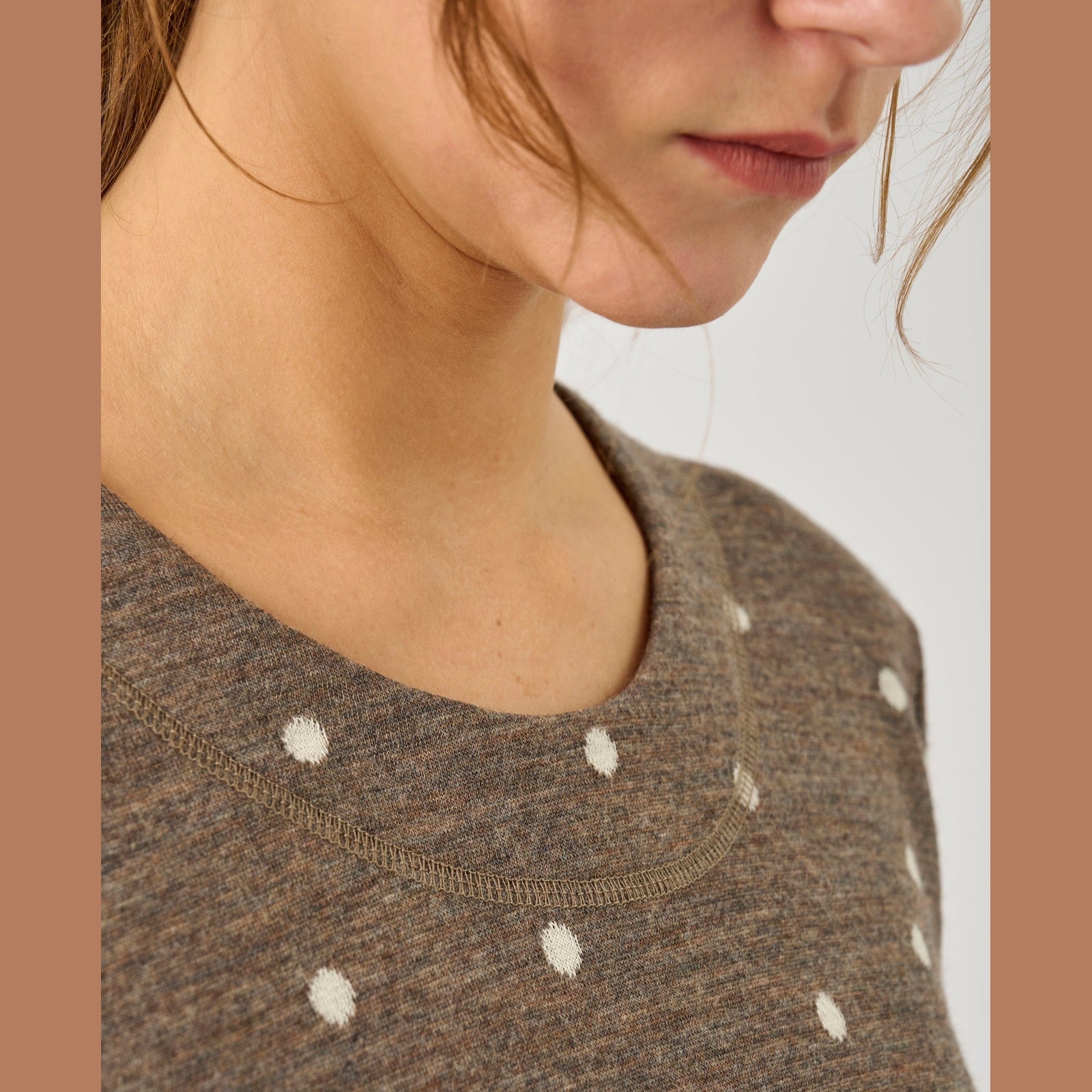 Lind LiSonny T-Shirt 1655 brown melange