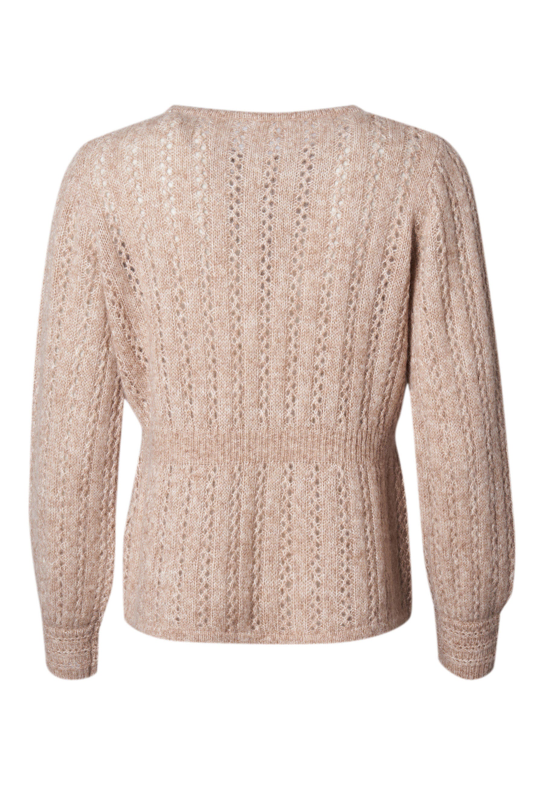 Lind LiSophia Knit Pullover 1321 light brown melange