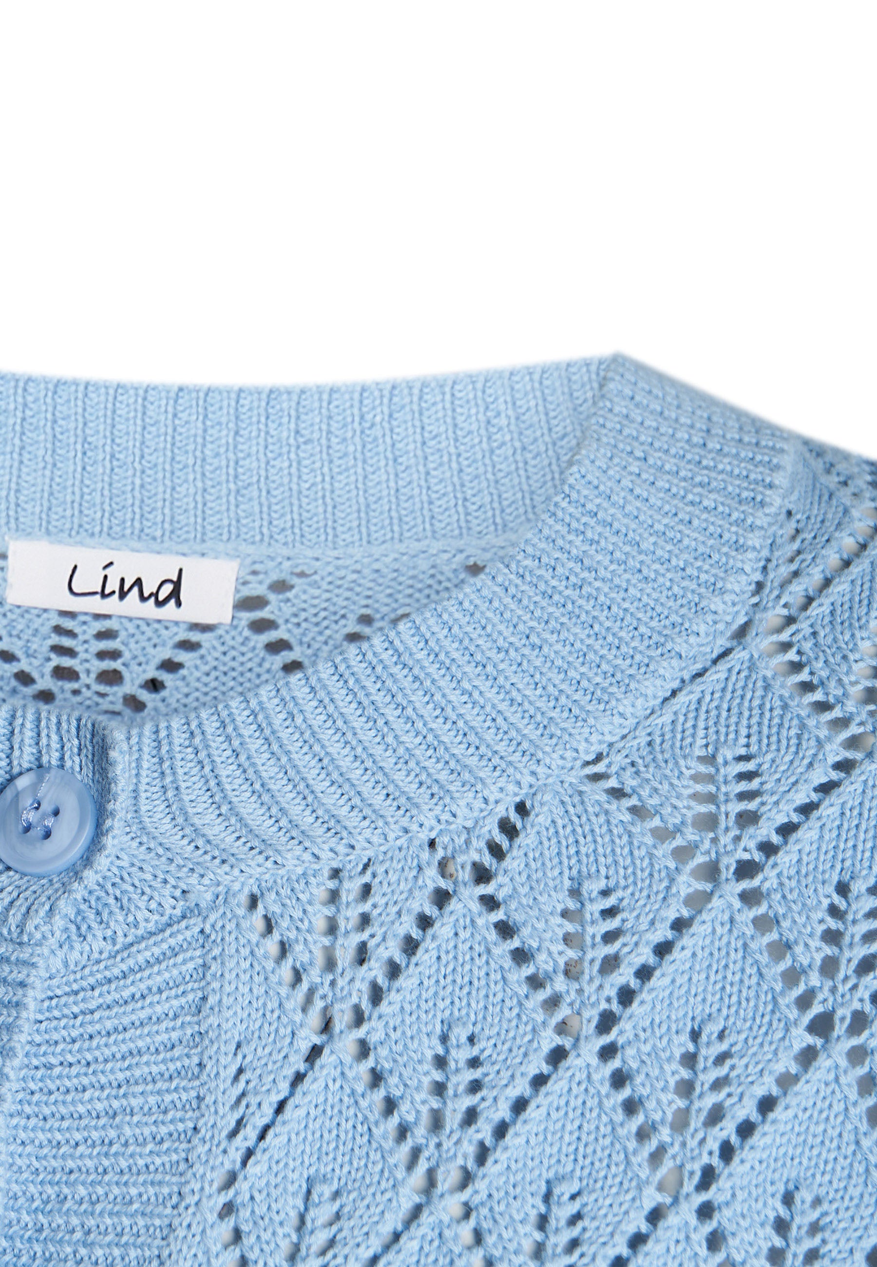 Lind LiStefani Knit Cardigan 5000 LIGHT BLUE