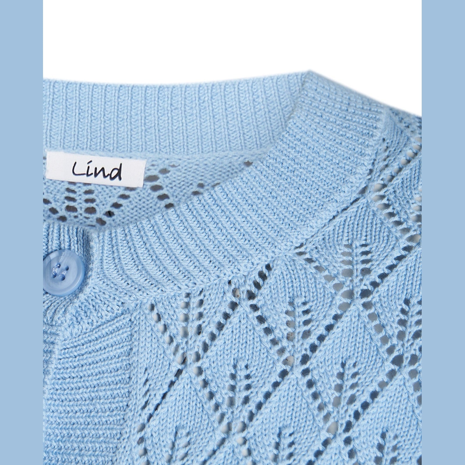 Lind LiStefani Knit Cardigan 5000 LIGHT BLUE