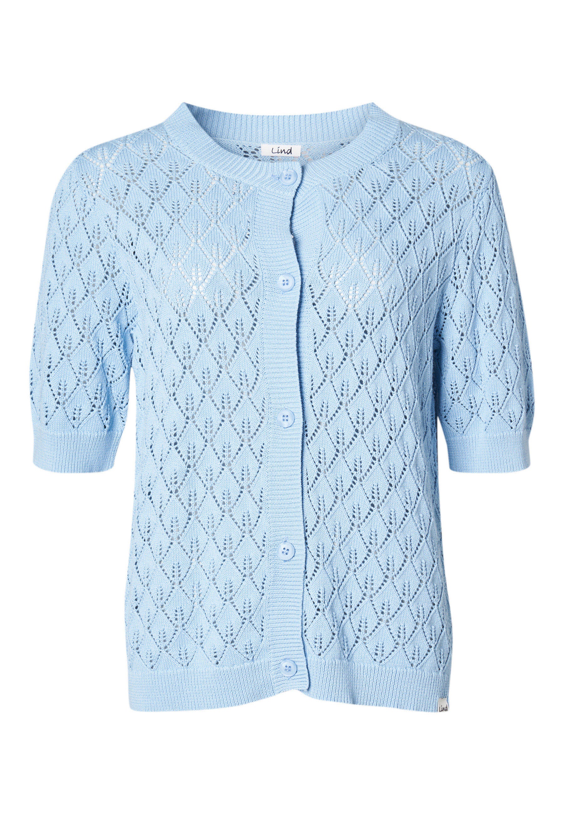 Lind LiStefani Knit Cardigan 5000 LIGHT BLUE