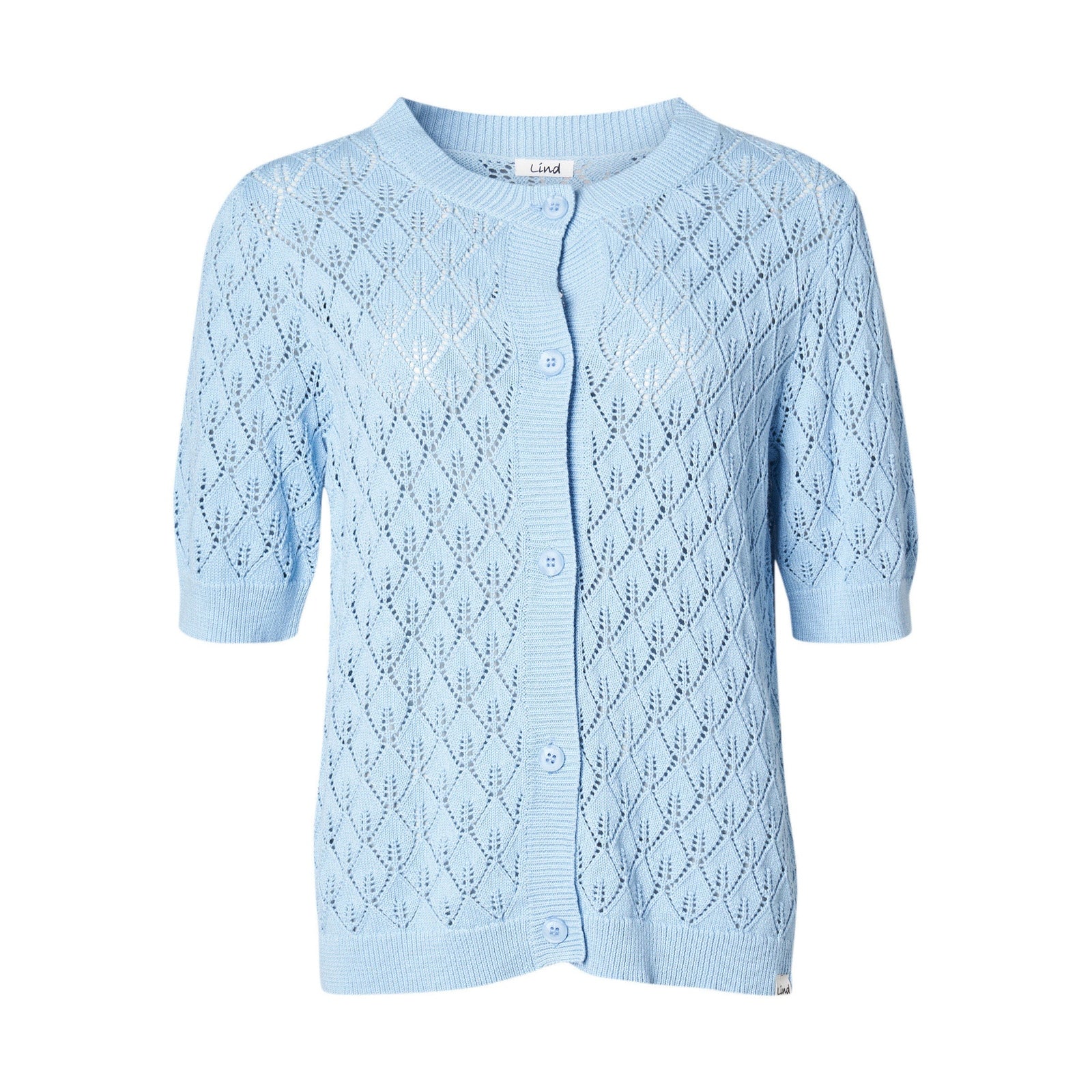 Lind LiStefani Knit Cardigan 5000 LIGHT BLUE