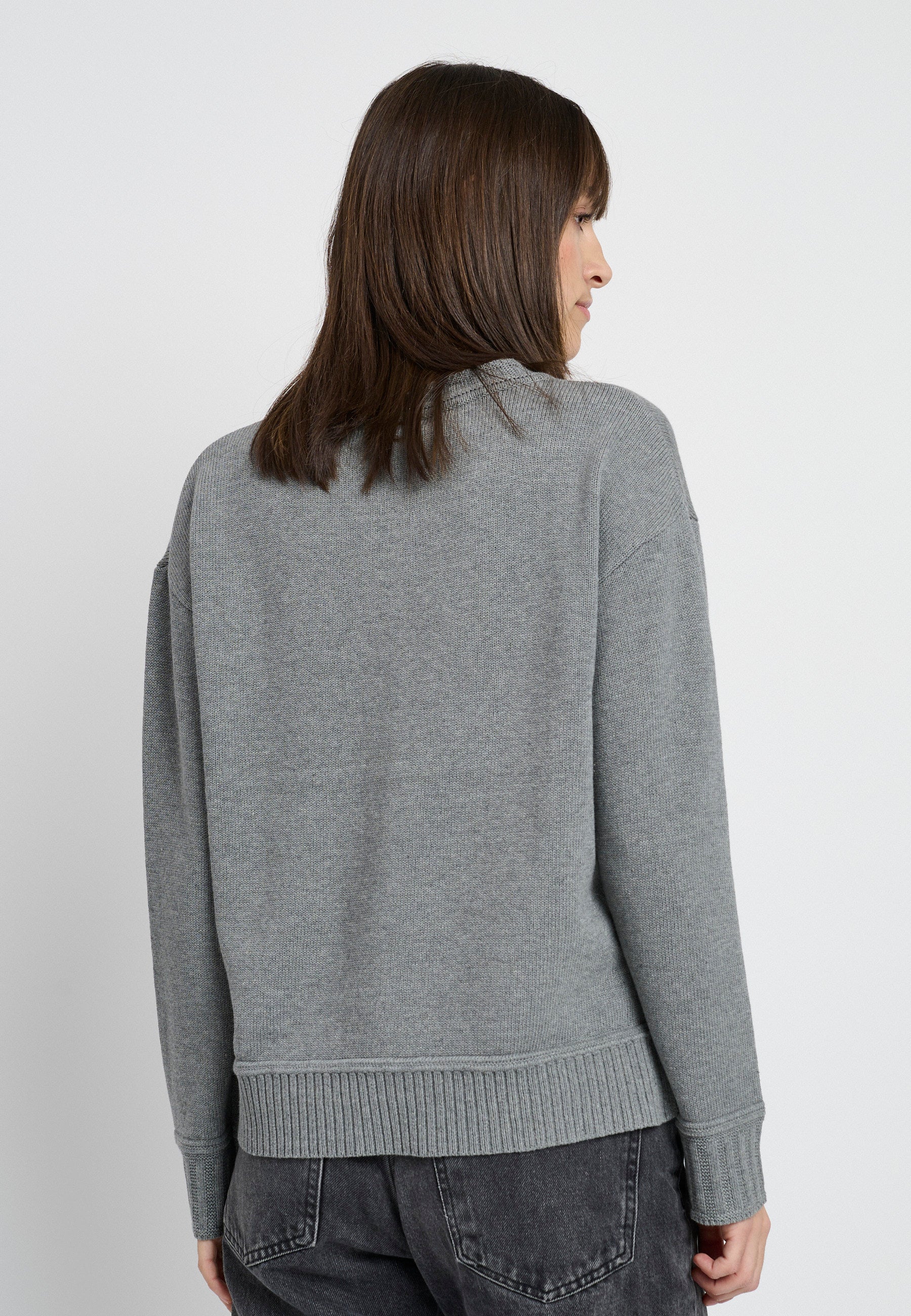 Lind LiTrine Knit Pullover 9600 Grey melange